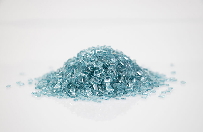 PET Pellets from recycling bottles, films and filaments
