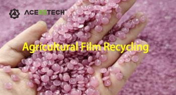 Reciclaje de películas plásticas agrícolas Lavado y peletización