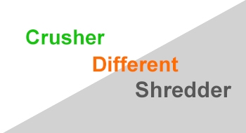 ¿Cuál es la diferencia entre trituradora y trituradora?