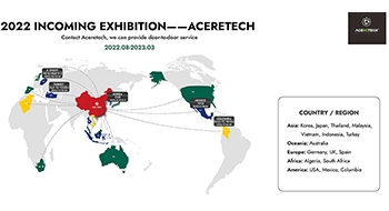 График выставок ACERETECH во второй половине 2022 года