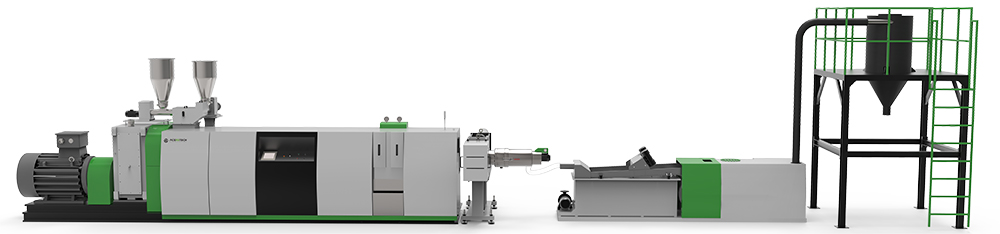 ASE Single Screw Extruder Recycling Machine