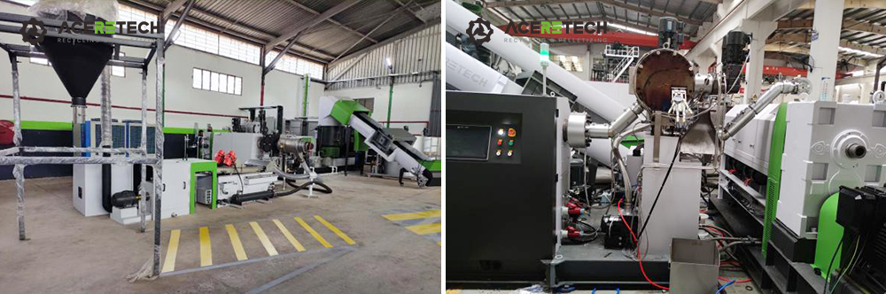 Aceretech Compacting and Pelletizing Machine for Agricultural Films Recycling