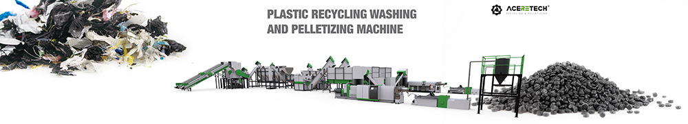 Waste Plastic Recycling Washing Pelletizing Line