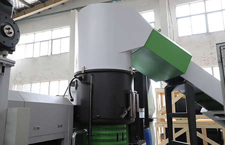 Crusher Compactor of ACS-H Plastic Flakes Scrap Recycling Pelletizing Line