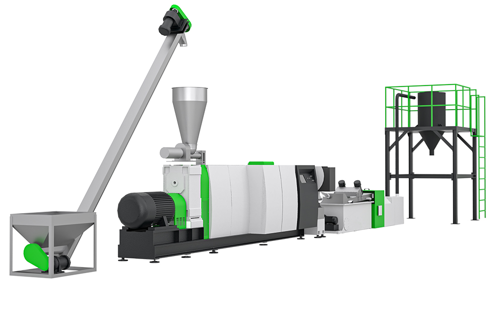 ASE Single screw extruder recycling machine