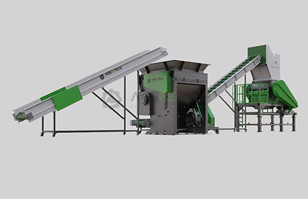 Shredder & Crusher of AWS-PP Woven Bag Washing Recycling and Sorting Line