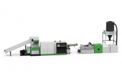 ASP-Mini shredder extruder recycling pelletizing line