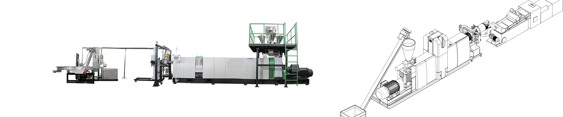 ASE- PRO excellent degassing and filtering pelletizing line