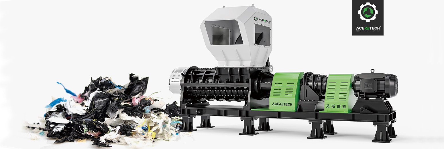 DTS Series Plastic Shredder for Flexible Materials with Disk-type ...
