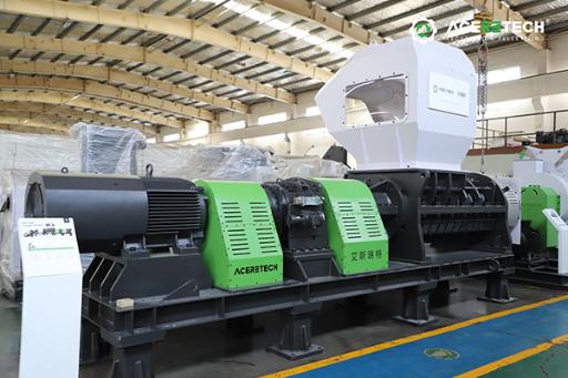 DTS Series Plastic Shredder for Flexible Materials with Disk-type ...