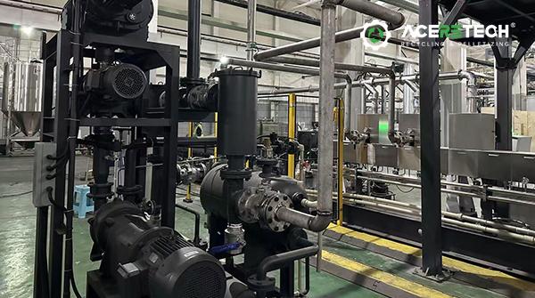 Food-Grade rPET Sheet Extrusion Line | PET Bottle Recycling Solution - Aceretech Waste Recycle Equipment Supplier
