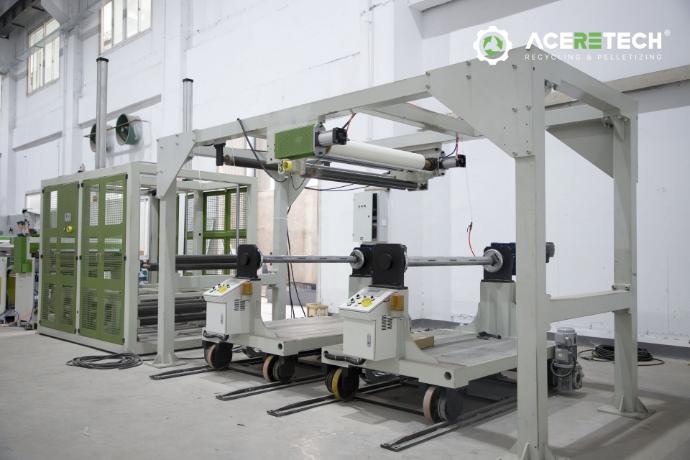 Food-Grade rPET Sheet Extrusion Line | PET Bottle Recycling Solution - Aceretech Waste Recycle Equipment Supplier