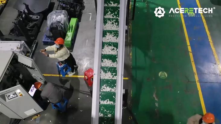 HS Series Single Shaft Shredder for Rigid Plastic Profile Recycling ...