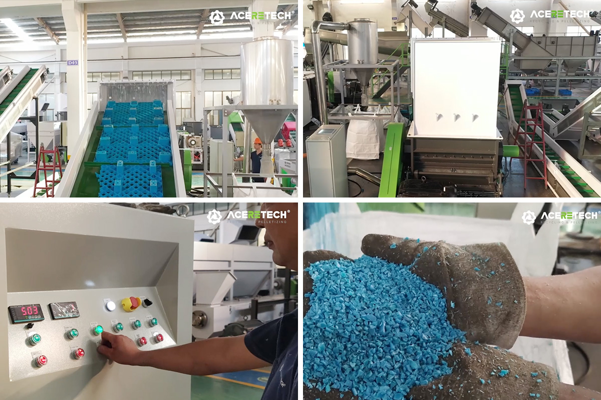 plastic pallet crusher