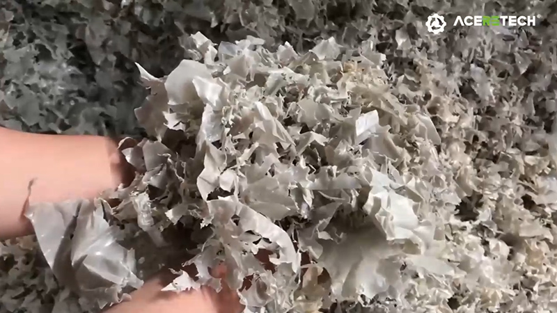 Image of shredded agricultural film