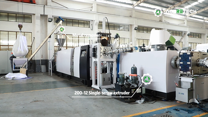 ADS two-stage plastic recycling pelletizer
