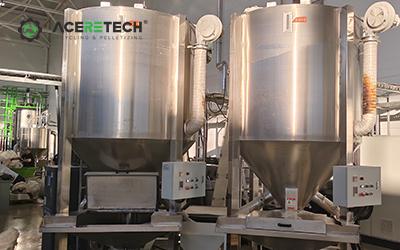 
                        Система сушки хлопьев из ПЭТ
                      