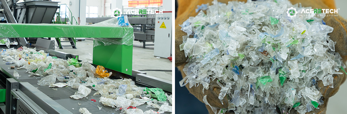 Washed PET Bottle Flakes