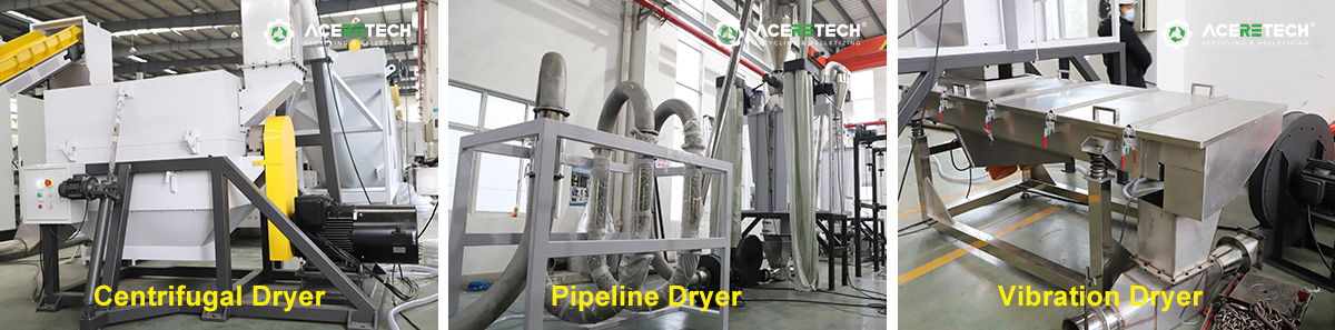 Diagram of Plastic Washing Line Dewatering Equipment