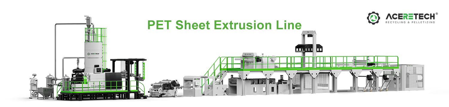 pet sheet extrusion line diagram
