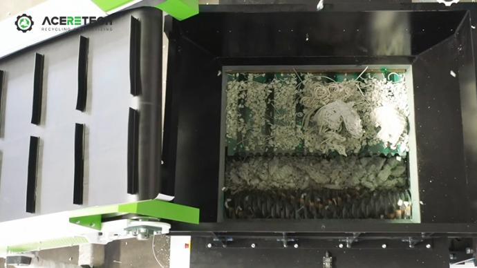 Shredding Chamber Diagram (Lump/Head Stock)