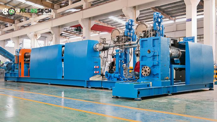 Double-Stage plastic pelletizing machine