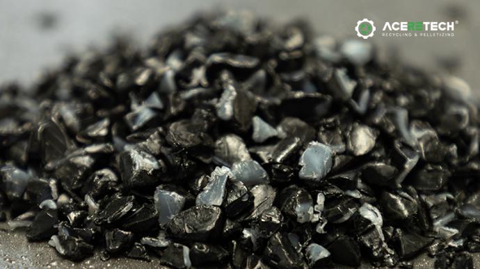 Crushed PE Pipe Granules