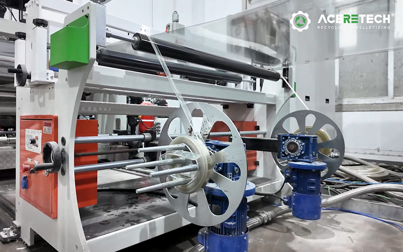 food-grade rPET sheet extrusion line manufactured by Aceretech
