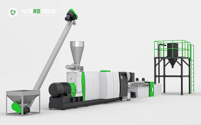 PET Bottle Flake Pelletizing Machine