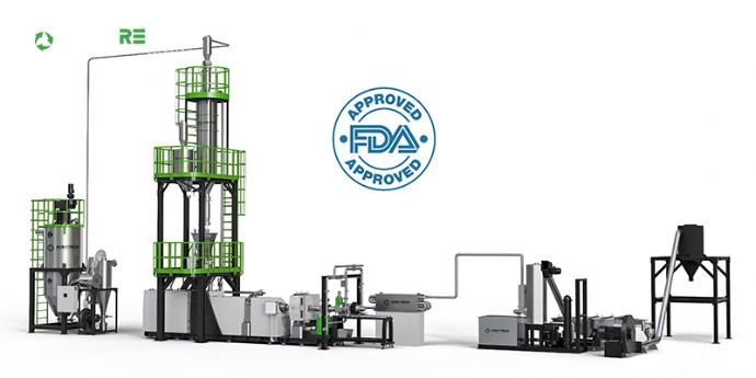 Food-grade PET pelletizing line