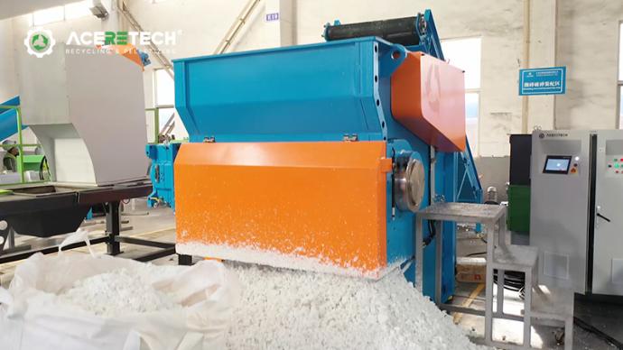 Plastic Foam Shredding