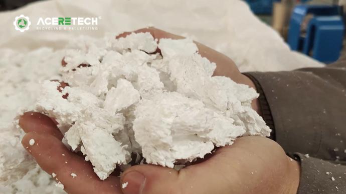 Plastic Foam Shredding