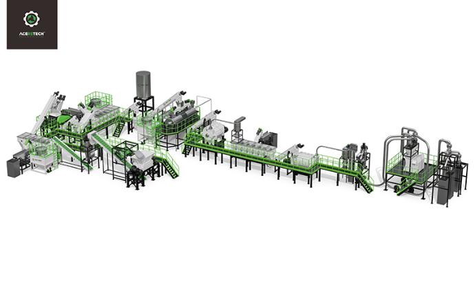 Plastic Pipe Washing Line