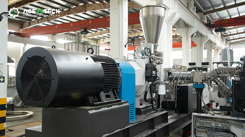 double stage plastic pelletizing machine