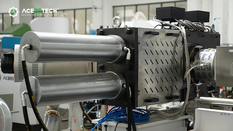 double stage plastic pelletizing machine