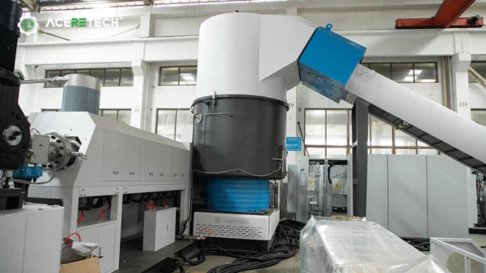 double stage plastic pelletizing machine