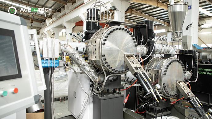 double stage plastic pelletizing machine