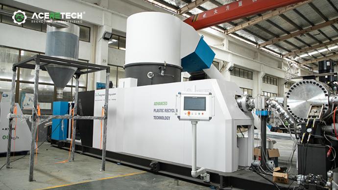 double stage plastic pelletizing machine