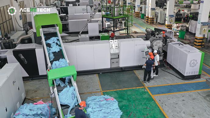 ACSS double-stage plastic pelletizing machine