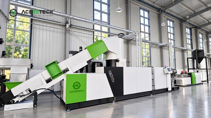 BOPP film recycling pelletizing machine