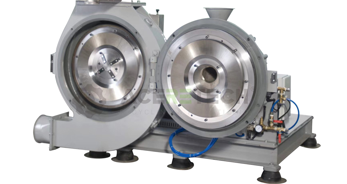PVC Pulverizer Machine for Shredding Plastic Particles (LDPE, HDPE ...