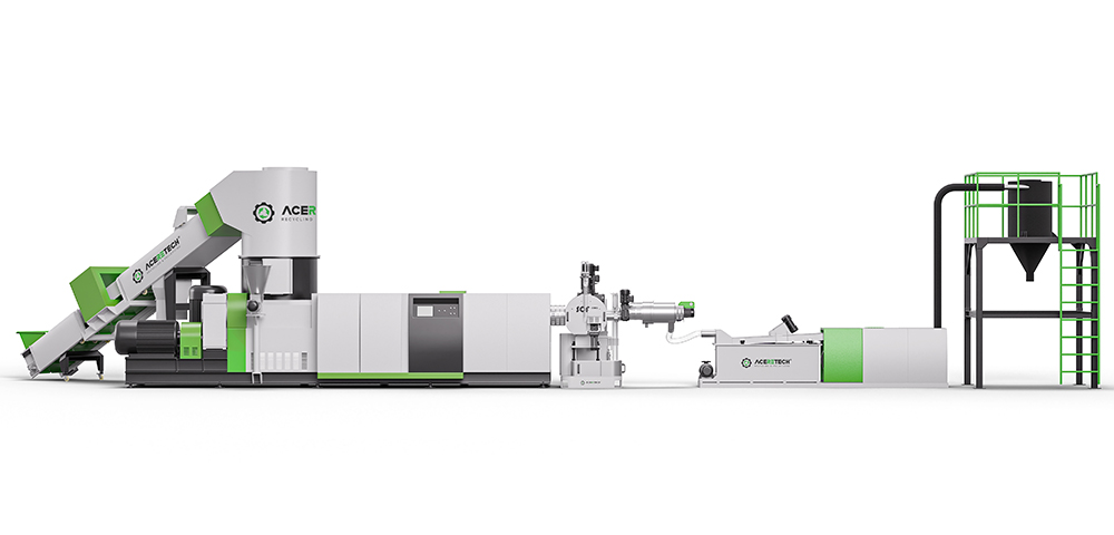 plastic recycling machine price