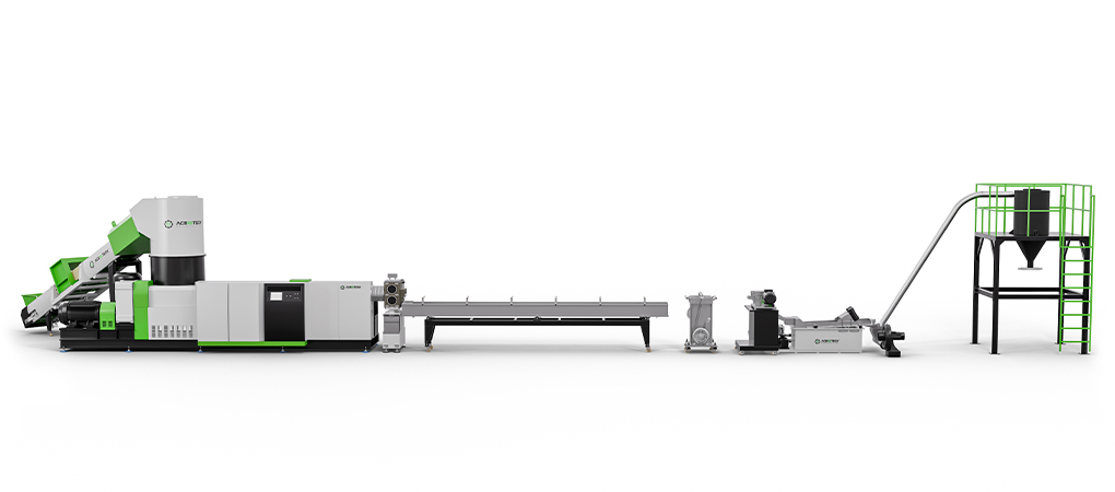 ACS-H Plastic Compaction and Pelletizing Machine - Strand Cutting Pelletizing