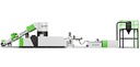ACS-H Single Screw Cutter Compactor Plastic Recycling Pelletizing Machine