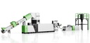 ACS-PRO Single Screw Plastic Recycling Pelletizing Machine with Double Filtration and Enhanced Degassing System