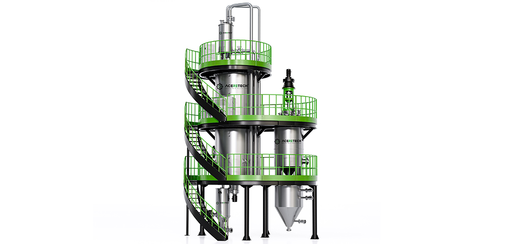 Continuous SSP PET Recycling Line with Solid-State Polymerization for IV Enhancement