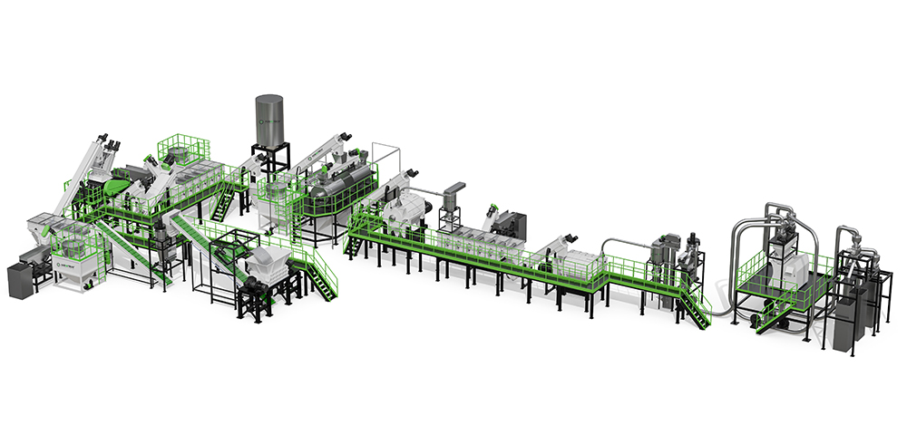 PE Film/Rigid Plastic Recycling Washing Line