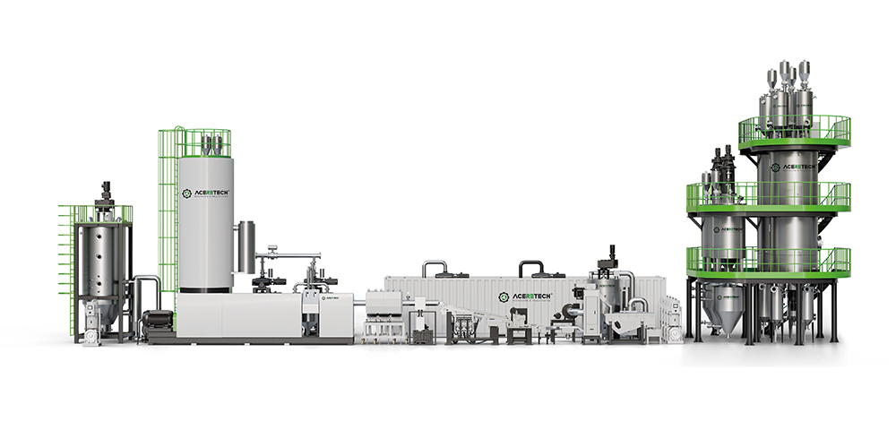 R-PET Food Grade Pelletizing Line | ACERETECH Waste Recycle Lines